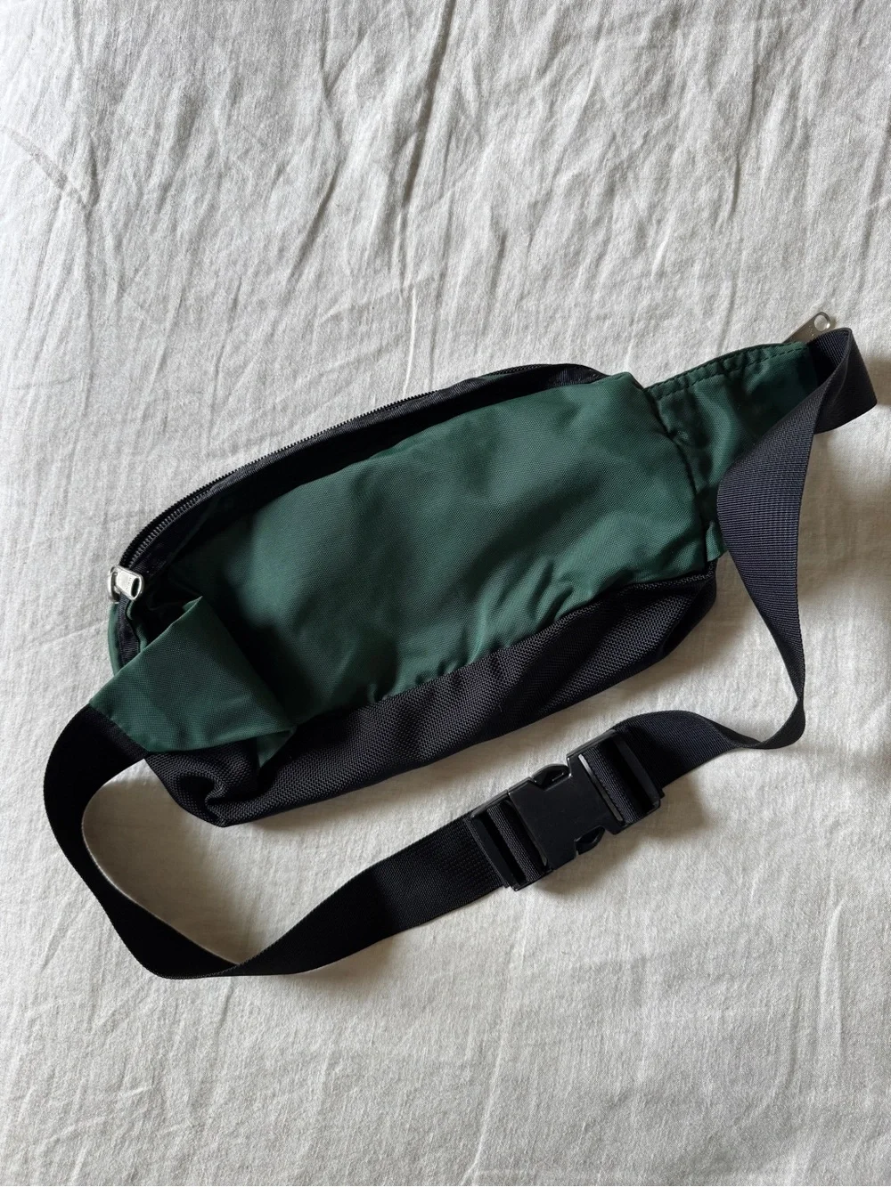 Vintage Retro REI Green Black Fanny Pack Belt Bag OS - Picture 2 of 6